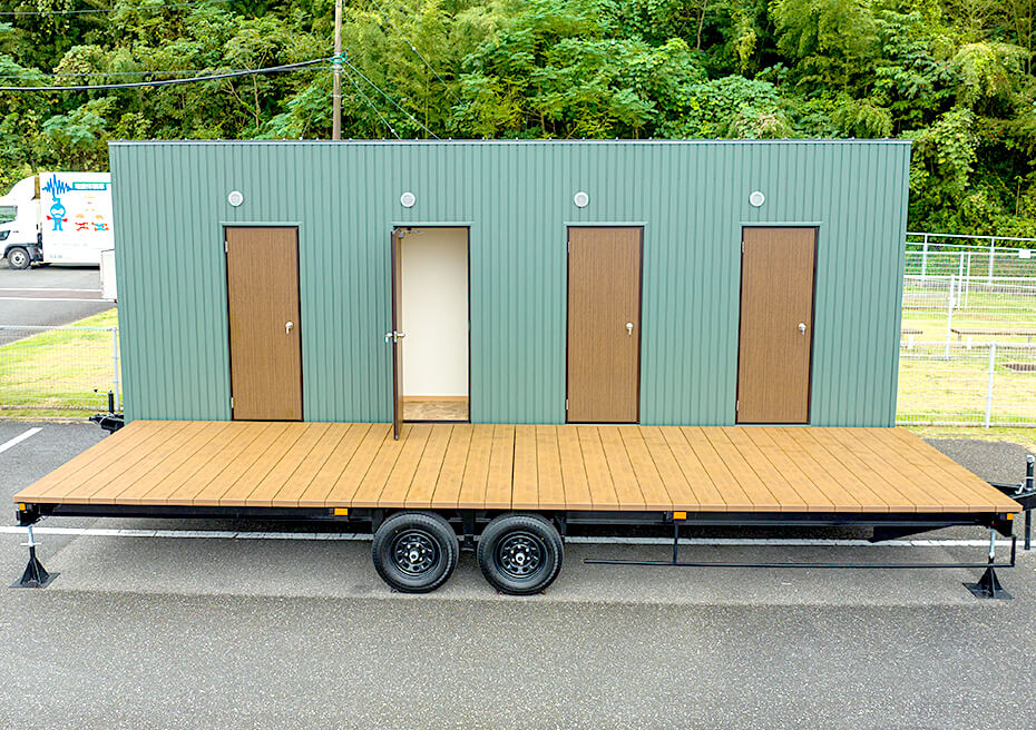 最短で注文から2ヶ月と短納期での設置が可能