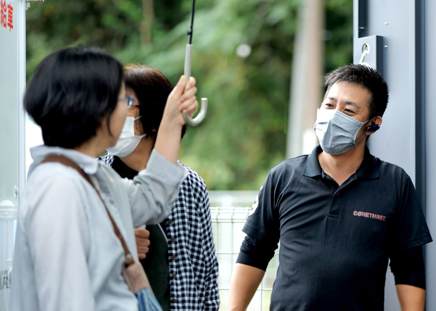 高知県中土佐町の防災フェスタ 接客